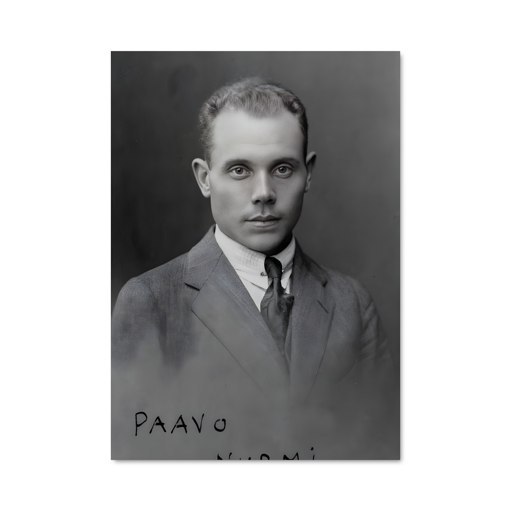 Poster L'Élégance de Paavo – affiche Athlétisme